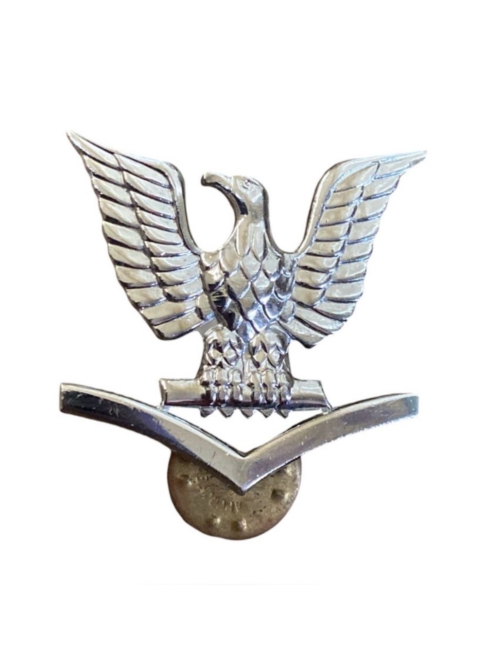 Vintage US Navy Petty Officer 3rd Class Cap Badge